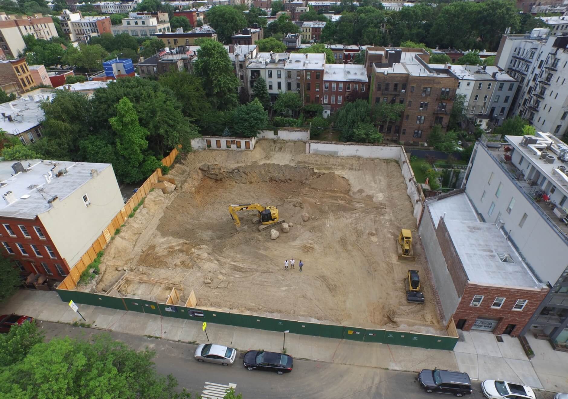 Aerial Shot - post-demo / pre-construction
